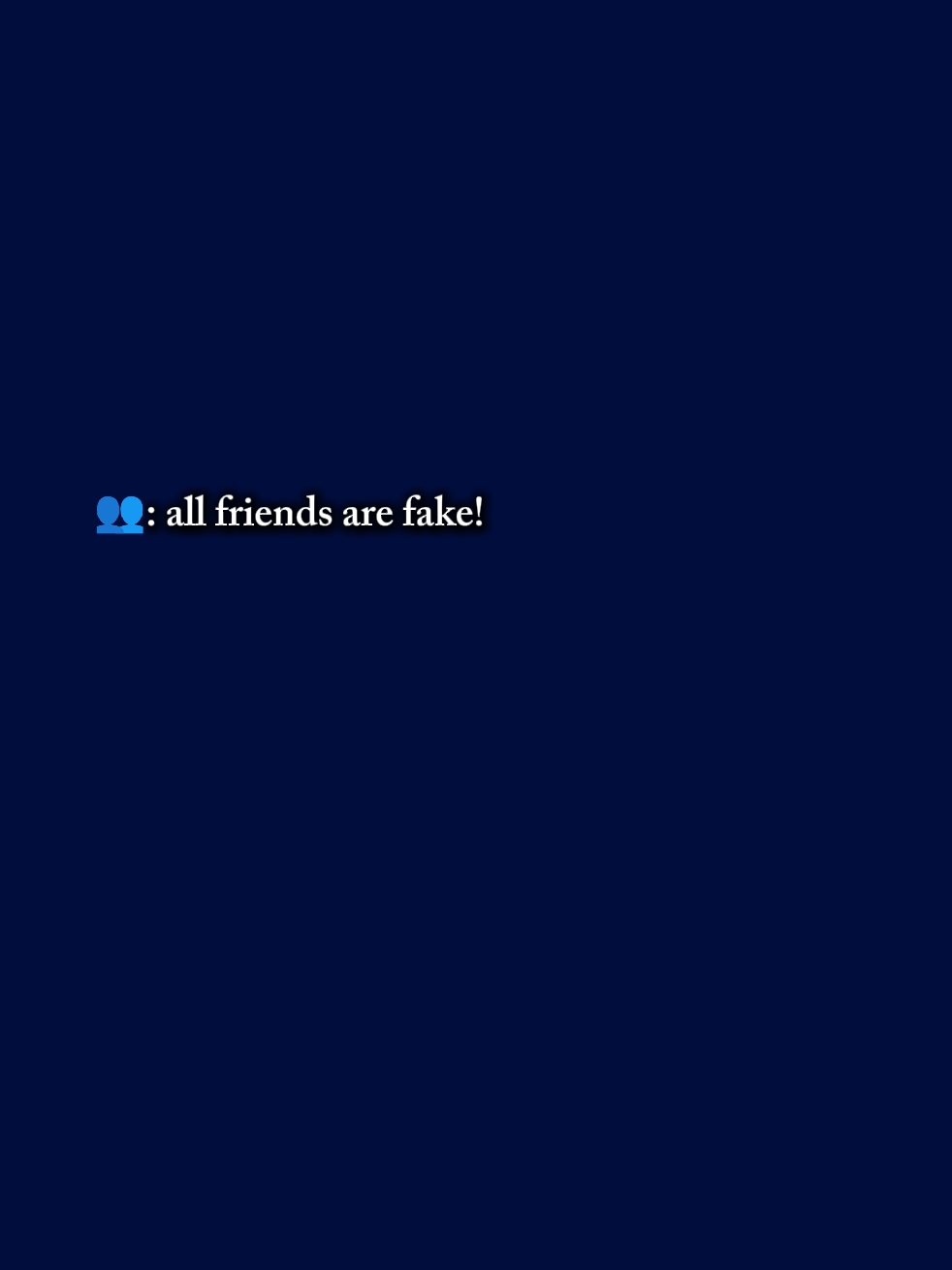 Freunde sind unecht