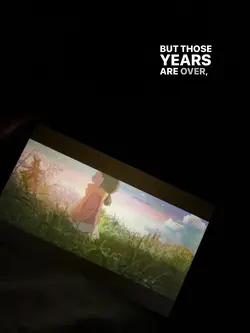 Those years are over