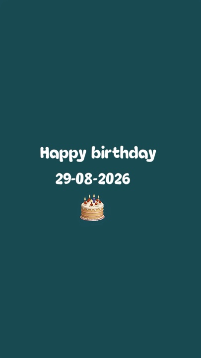HBD SISTER 29 AUGUST