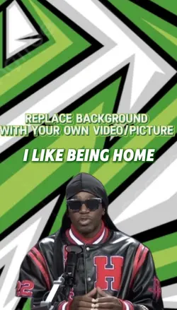 I like being home