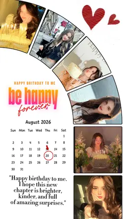 Brithday 20 august