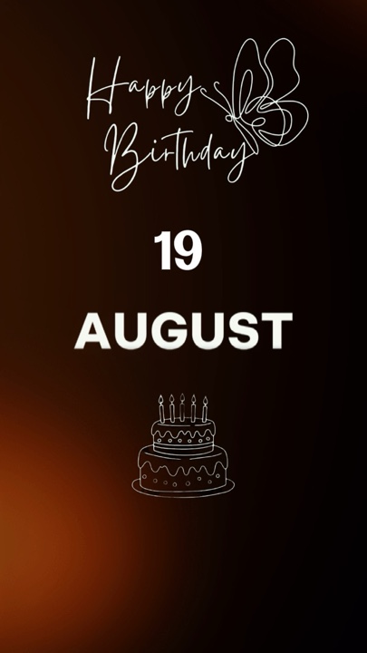 HBD TEMAN 19 AGUSTUS