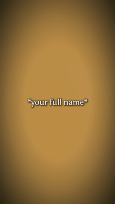 your full name