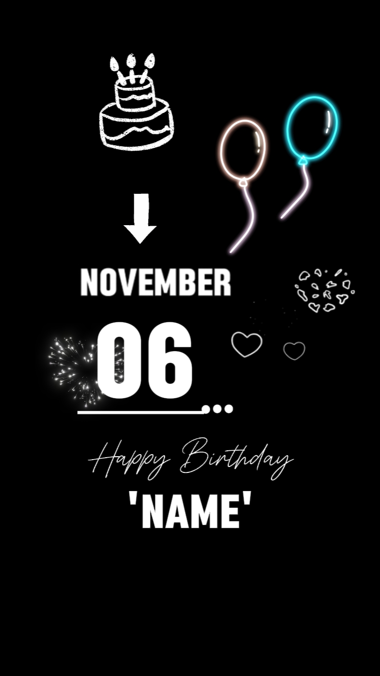 Birthday template