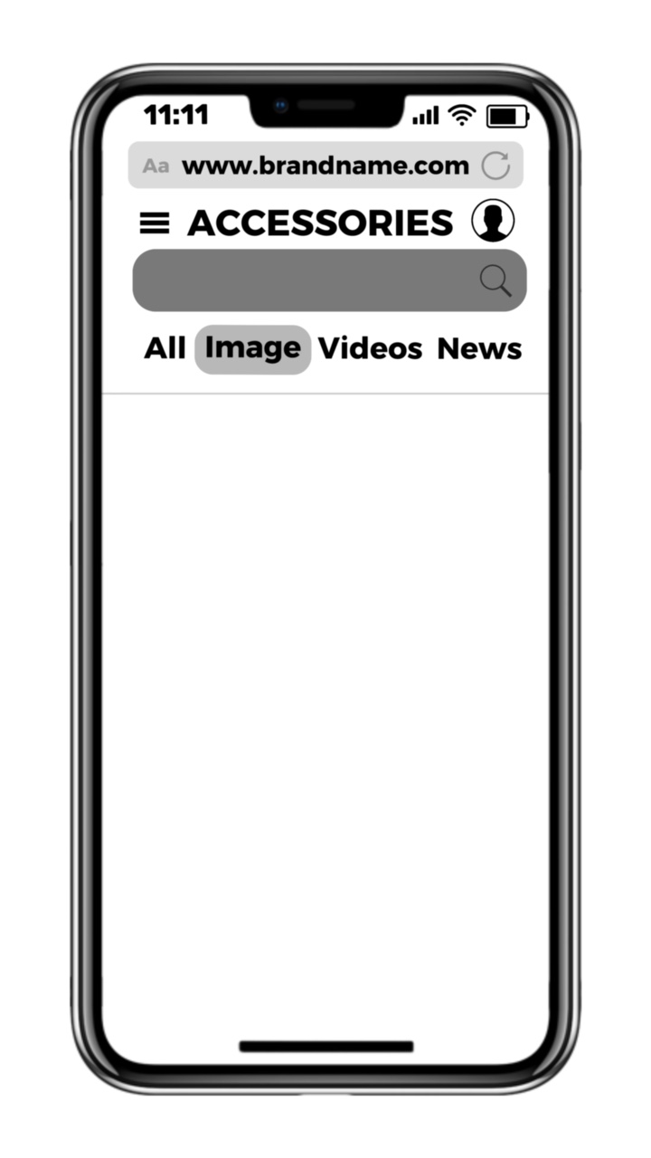 Accessories Product Display UI Recreation TikTok Style