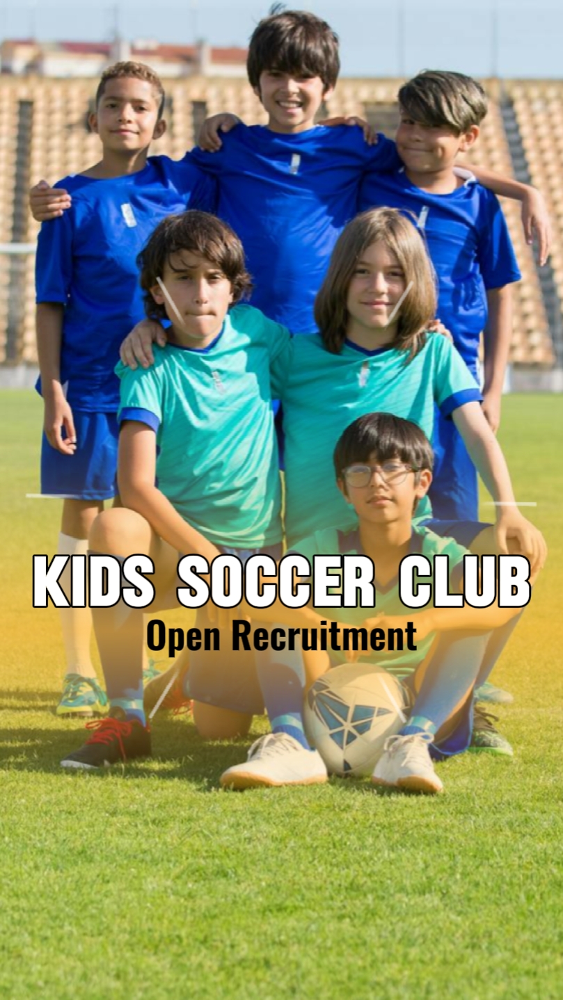 Open Recruitment Kids Club Football