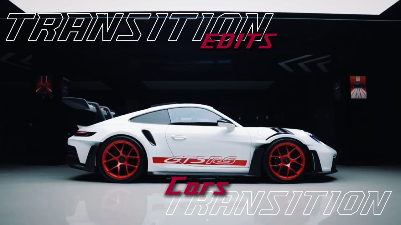 Transición de edición de coche 