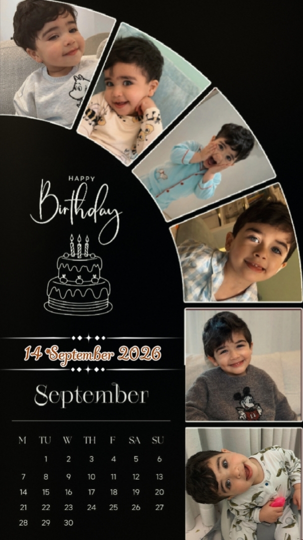 HBD SON 14 SEPTEMBER