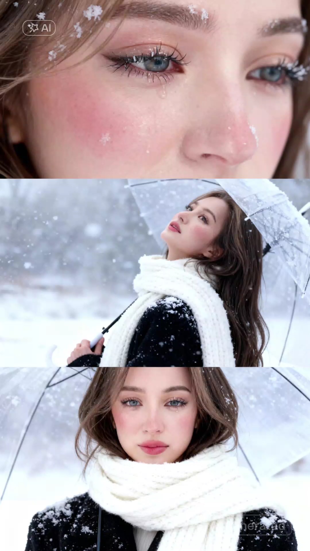 snow photoshoot 