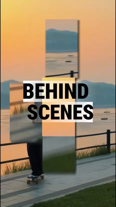 Behind scene