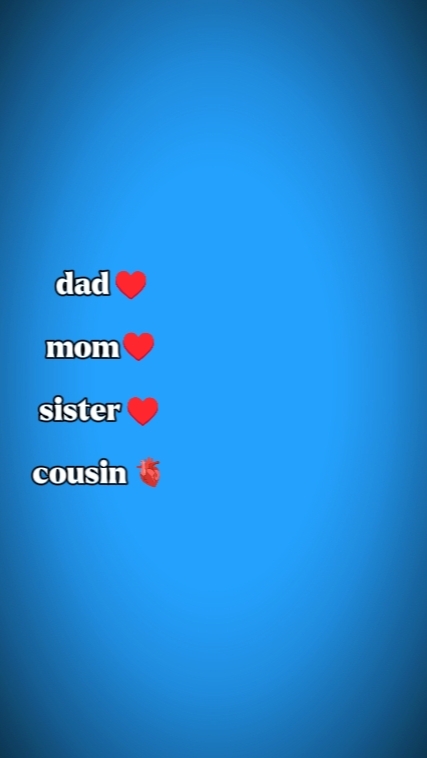 Tatay ina ina kapatid na babae cousz