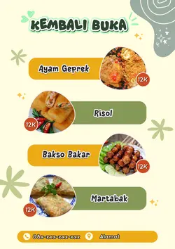 kembali buka jualan