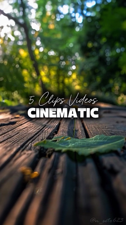 5 Vidéos Cinématiques 