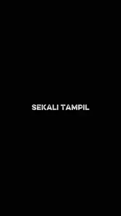 sekali tampil