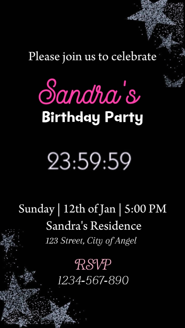 Invitación De Cumpleaños