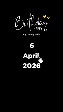 HBD WIFE 6 APRIL