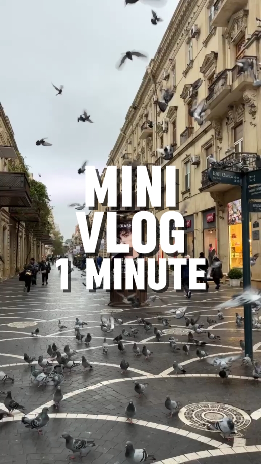 Vlog d'une minute 