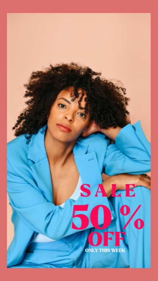 sale 50% off