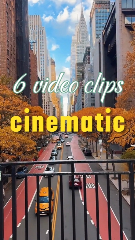 6 clips cinematográficos