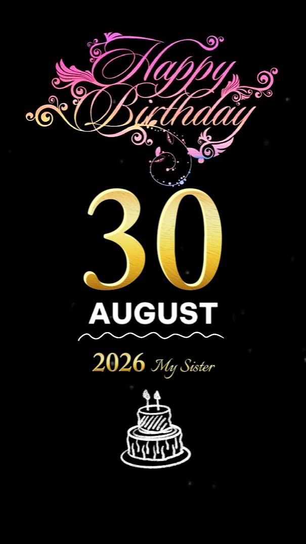 ANIVERSÁRIO IRMÃ 30 DE AGOSTO