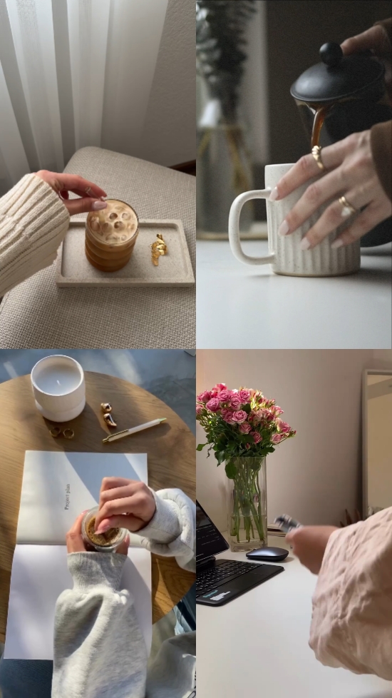 4 grid videos