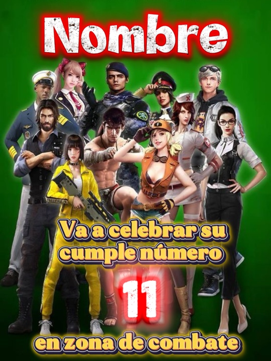 Convites do Free Fire