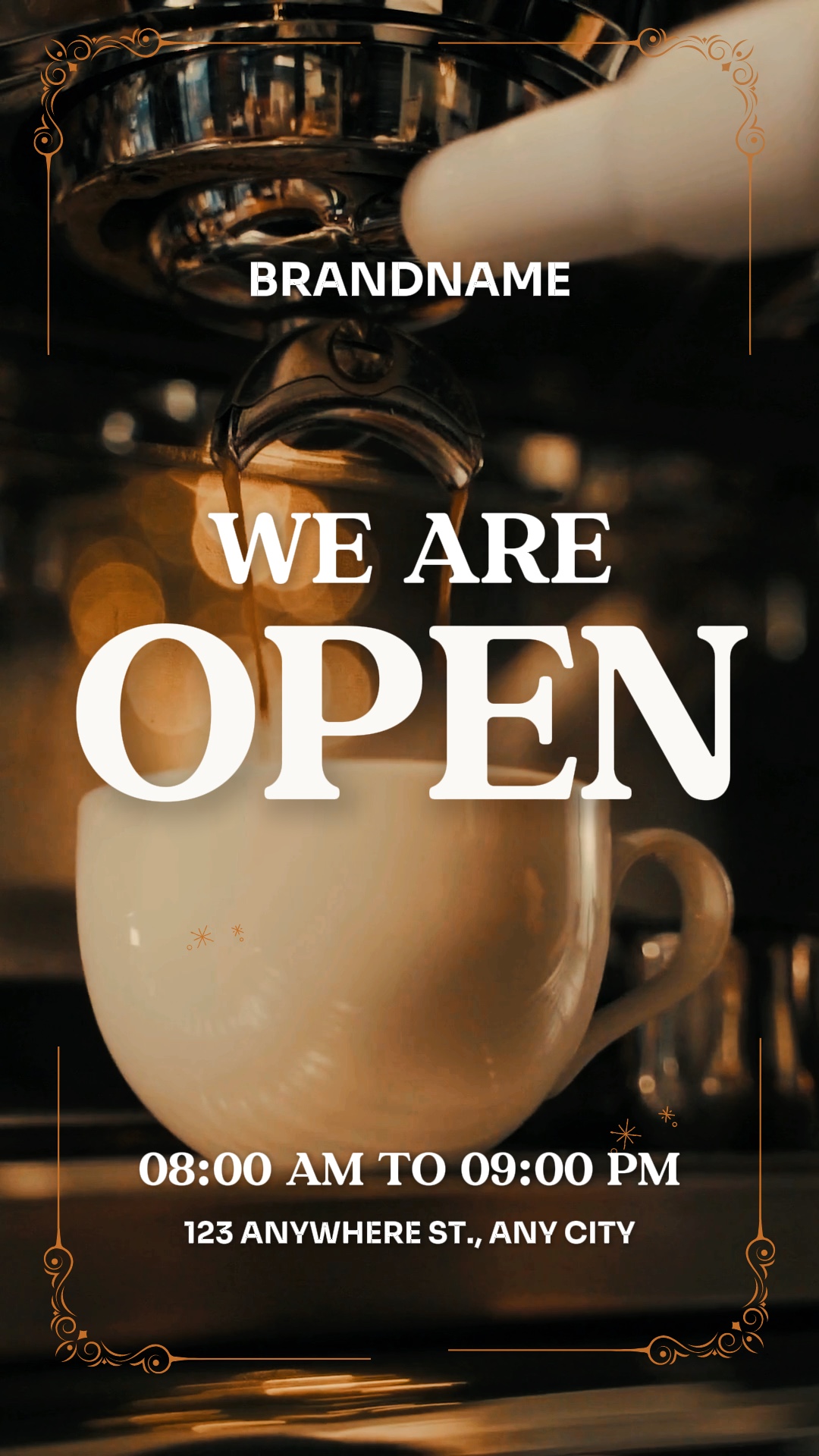 We are open