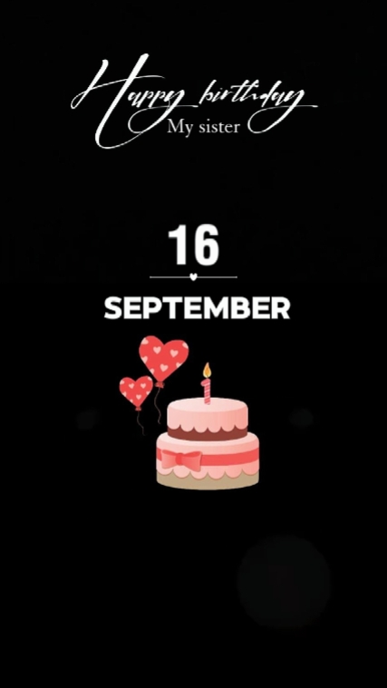 BDAY SISTER SEPT 16