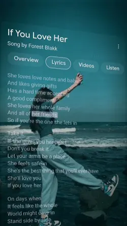 If u love her