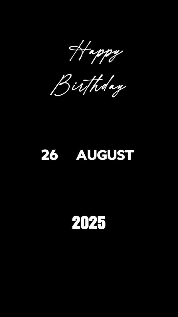 26 AOÛT ANNIVERSAIRE