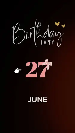 27 june birthday