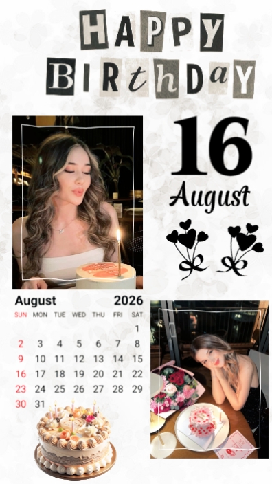 Anniversaire 16 août