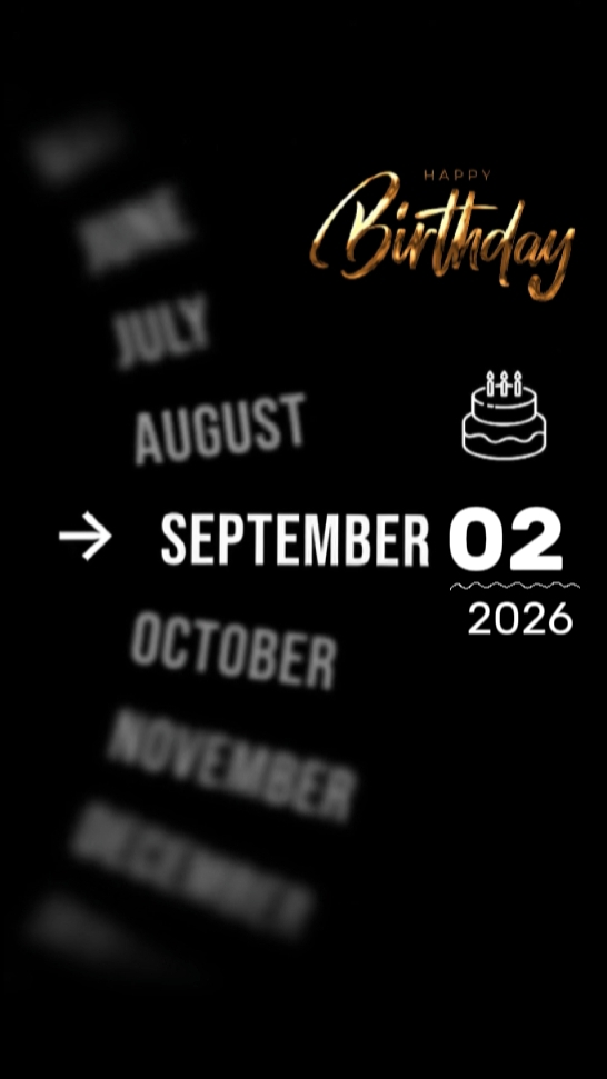 BDAY SON 2 SEPTEMBER