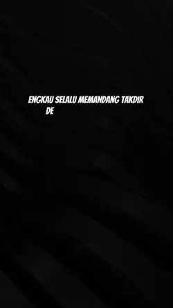 Memandang takdir