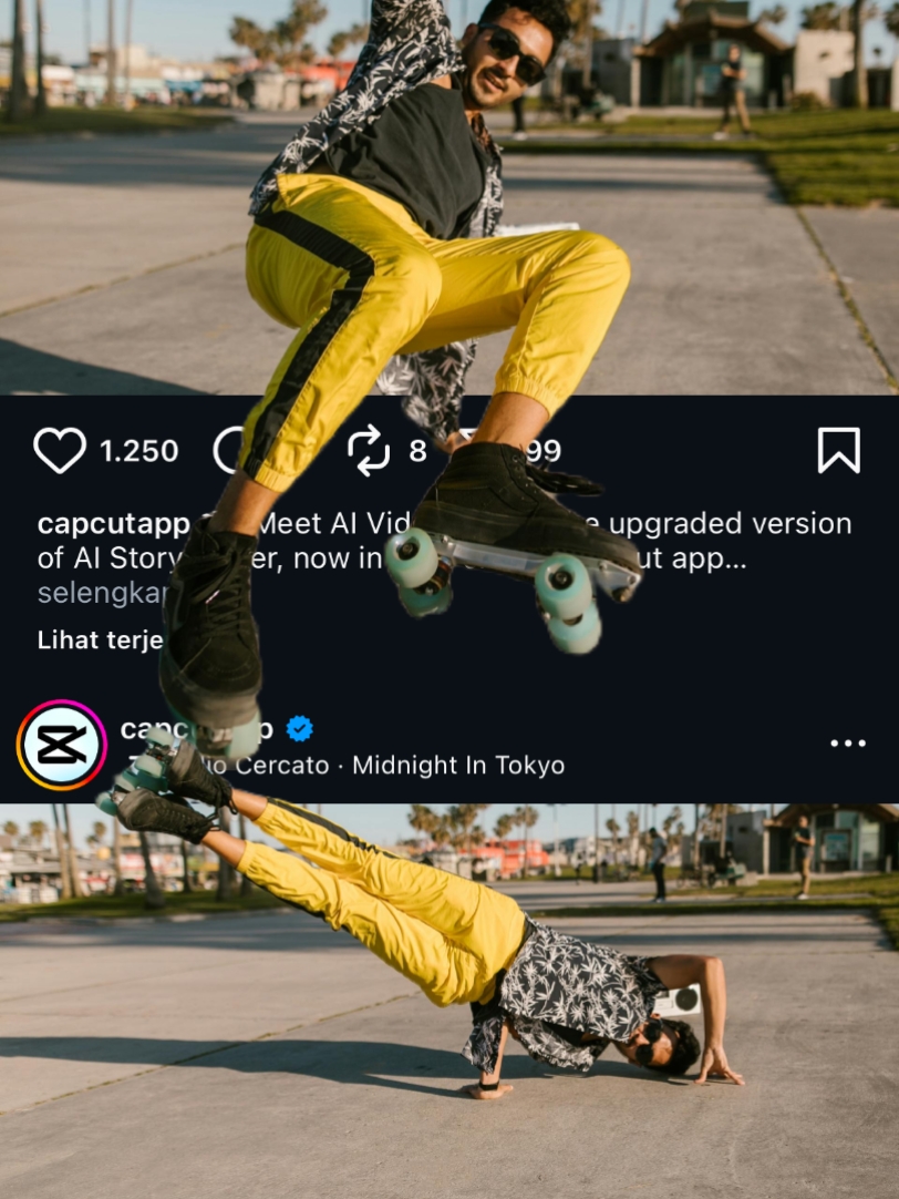 Postagem 3d do instagram