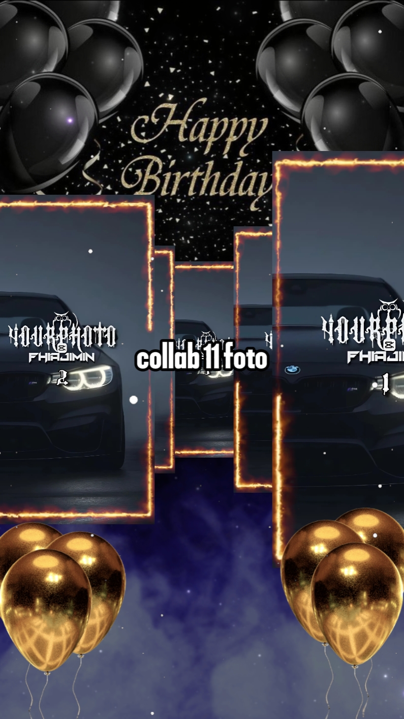 Colaboração feliz aniversário