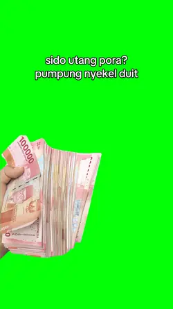 Banyak uang ditangan
