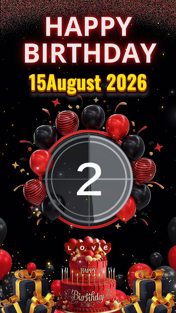 HBD 15 August 2026