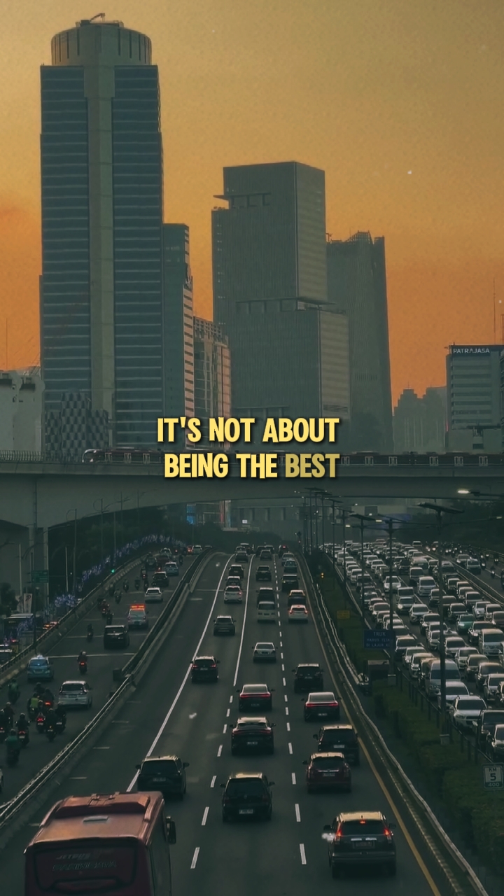 Bukan tentang menjadi yang terbaik