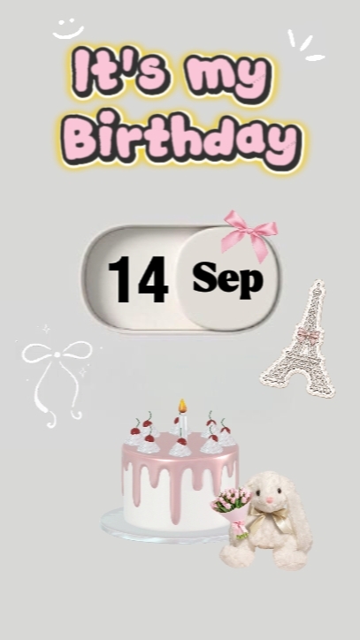 My Bday 14 September