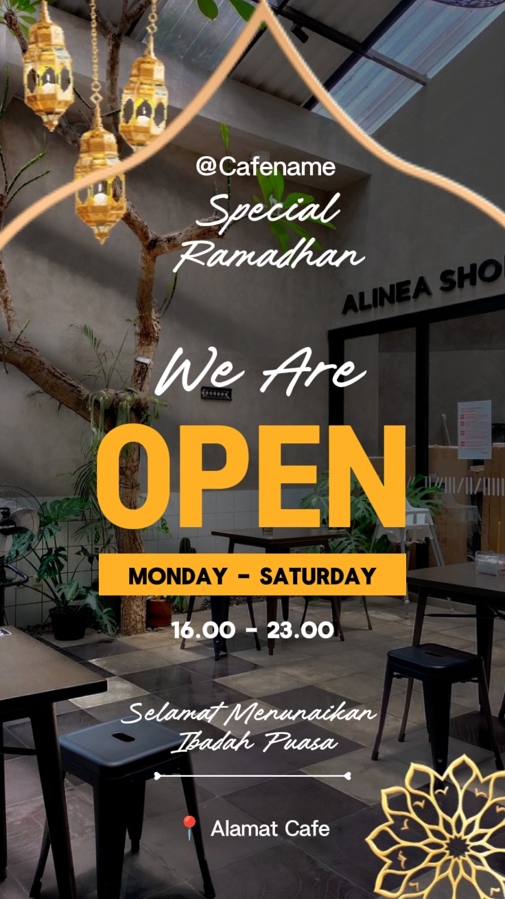Tienda abierta Ramadán