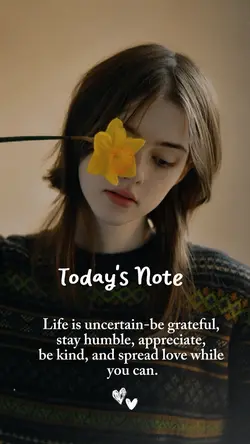 life is uncertain
