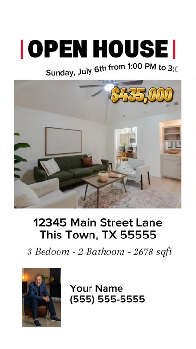 Open House Template