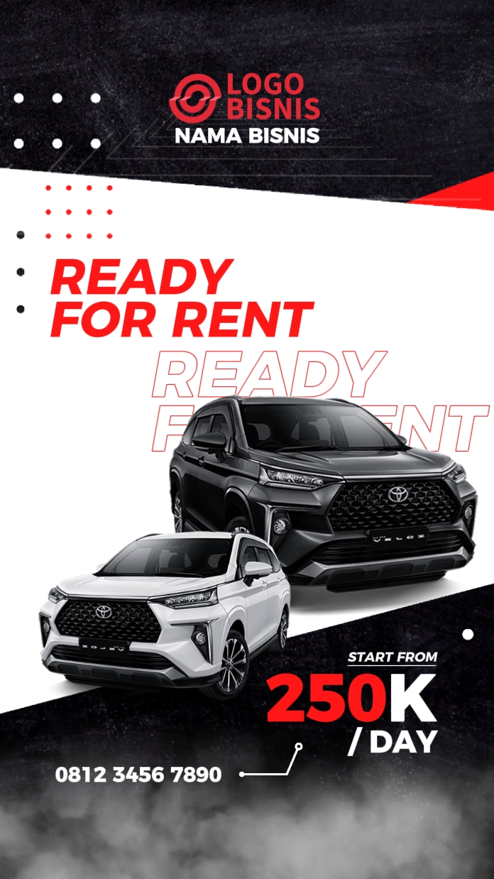 Iklan Rental Mobil 3: qualquer distância