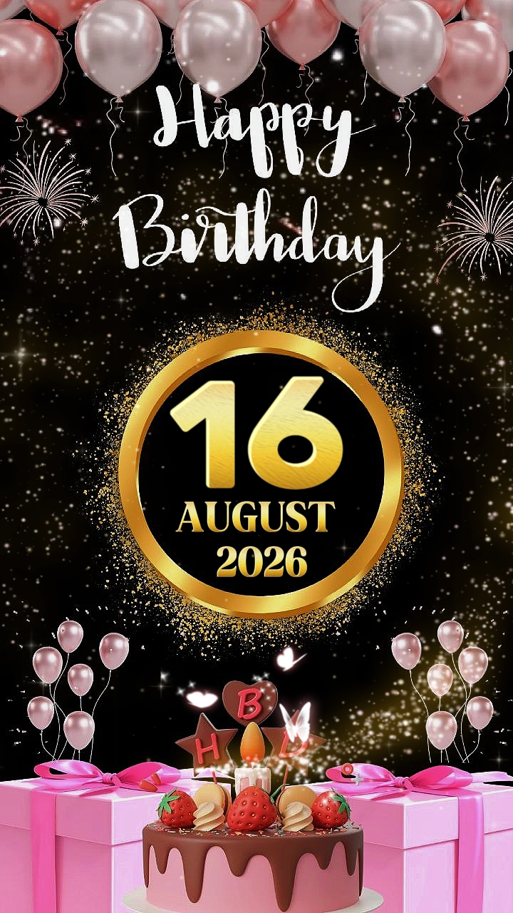 HBD 16 August 2026