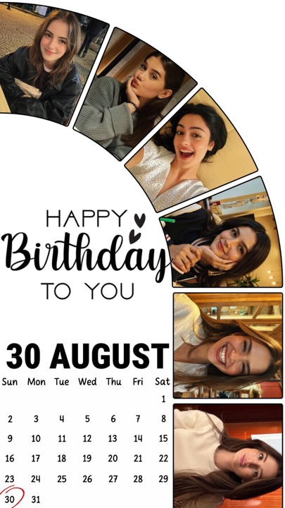Hbday 30 august
