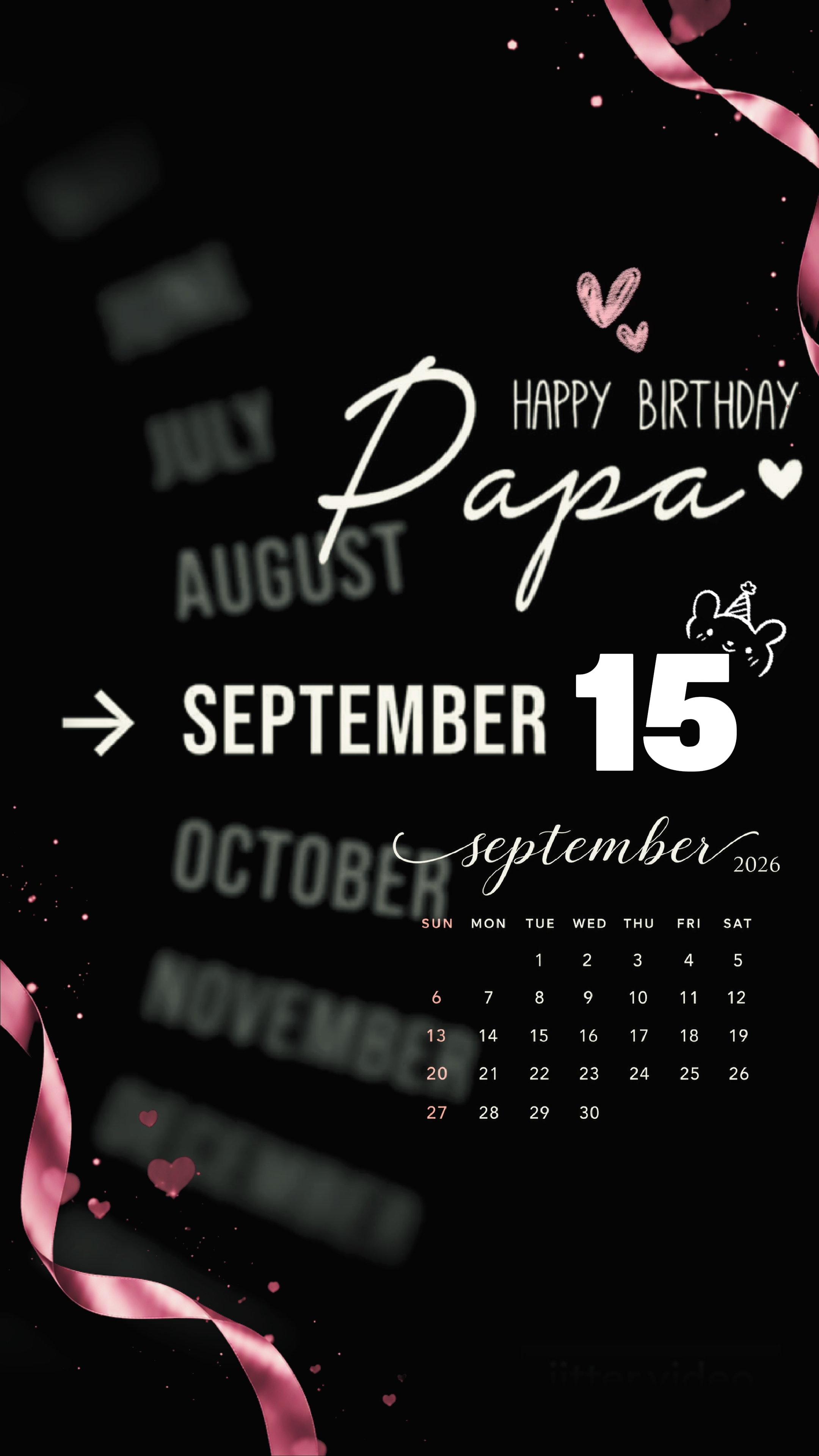 HBD  DAD 15 SEPTEMBE