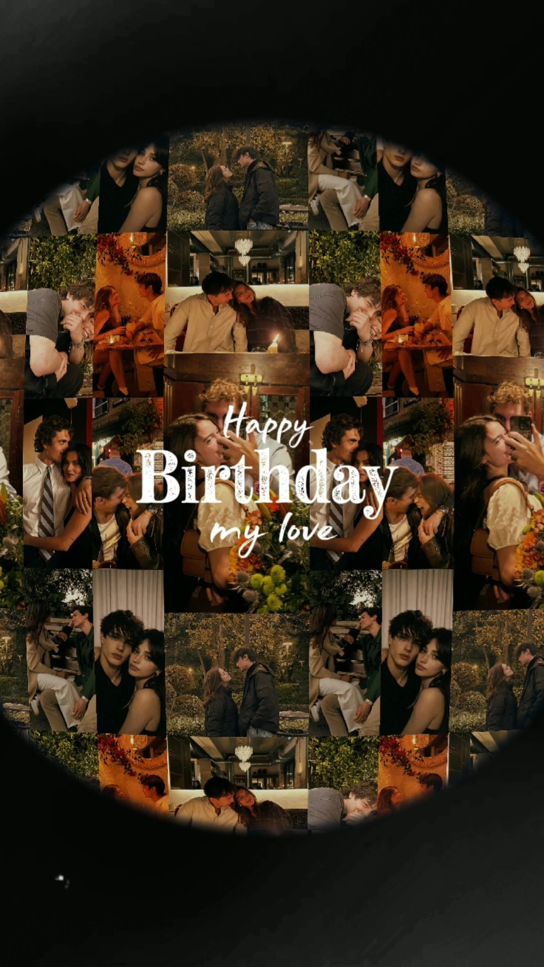 Joyeux anniversaire mon amour