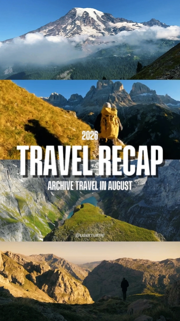 Travel recap August