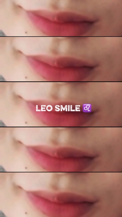 Leo tersenyum ♌️